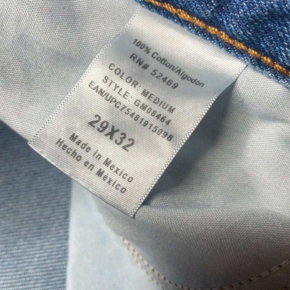 George Regular Denim Jeans Dark Wash Size 29 - Picture 6 of 8